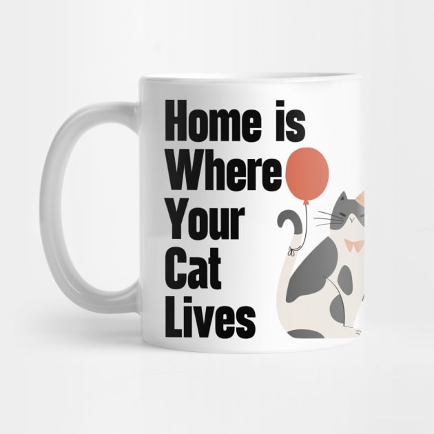 Home Is Where Your Cat Lives by nextneveldesign